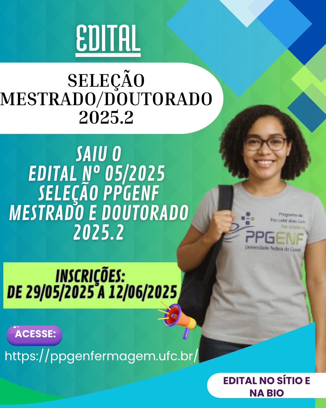Edital Nº 05-2025 – Seleção Mestrado/Doutorado 2025.2