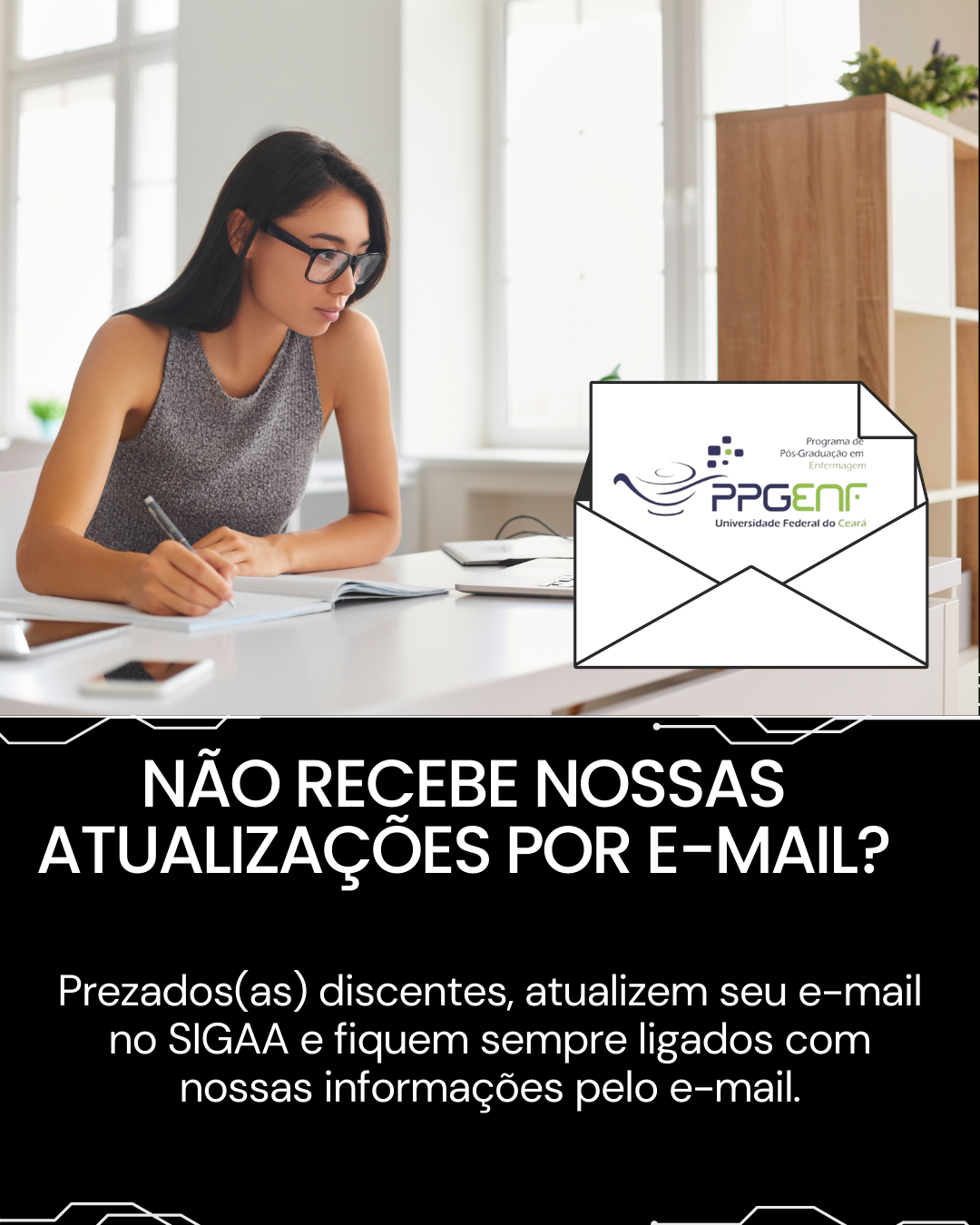 NÃO RECEBE NOSSAS ATUALIZAÇÕES POR E-MAIL?