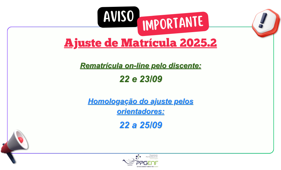 Ajuste de Matrícula 2025.2